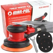 Эксцентриковая пневматическая шлифмашина 125+150mm (M80582)