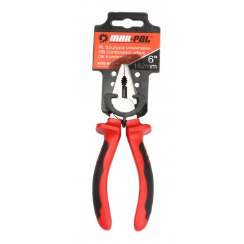 6“ Universālās plakanknaibles 152 mm (sarkanas) (M49018)-1