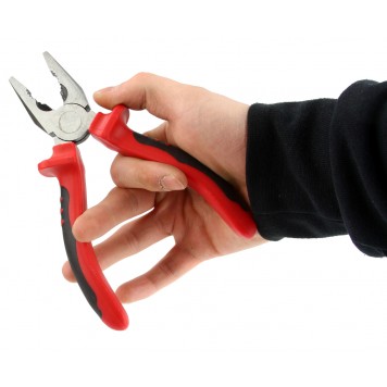 6“ Universālās plakanknaibles 152 mm (sarkanas) (M49018)-5