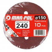 ABRAZĪVAIS DISKS AR CAURUMIEM|150MM|P240|(M08022)