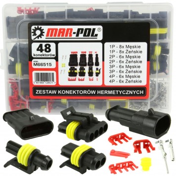  HERMĒTISKU ELEKTRISKO SAVIENOTĀJU KOMPLEKTS 48 EL.(M66515)