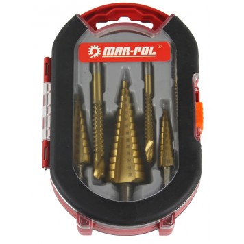 Pasūtīt Pakāpju Urbju Un Frēzurbju Komplekts, (4-12;4-20;4-30) (3;6;8Mm) (M22295) - Rīga, Daugavpils - Latvija, Lietuva, Igaunija-2