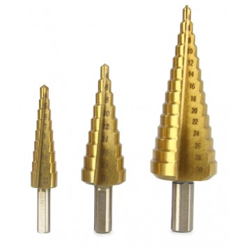 Pasūtīt Pakāpju Urbju Un Frēzurbju Komplekts, (4-12;4-20;4-30) (3;6;8Mm) (M22295) - Rīga, Daugavpils - Latvija, Lietuva, Igaunija-5