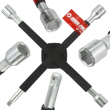 Pasūtīt Krustveida Uzgriežņu Atslēga, 14" - 1/2", 17, 19, 21Mm (M57012) - Rīga, Daugavpils - Latvija, Lietuva, Igaunija