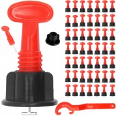 Flīžu Izlīdzināšanas Skavu Komplktes 50 Gab. (M66064)