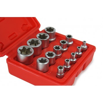 Pasūtīt Uzgaļu Komplkets Torx, E4 - E24 / 1/2"+ 3/8" + 1/4" (M66422) - Rīga, Daugavpils - Latvija, Lietuva, Igaunija-2