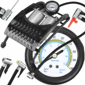 Kājas Pumpis Ar Manometru Ripper, 2 Virzuļi (M82009)