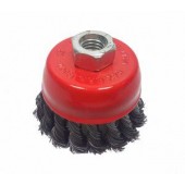 Щетка-крацовка "чашка" M14 x2 3'' с гайкой (M06910)