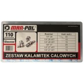 Hidraulisko Eļļošanas nipeļu komplekts  (metriskie) 110 gab., (M66498)